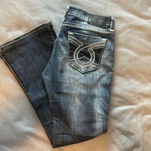Big Star by Buckle Vintage boot cut. Distressed Sz 29L